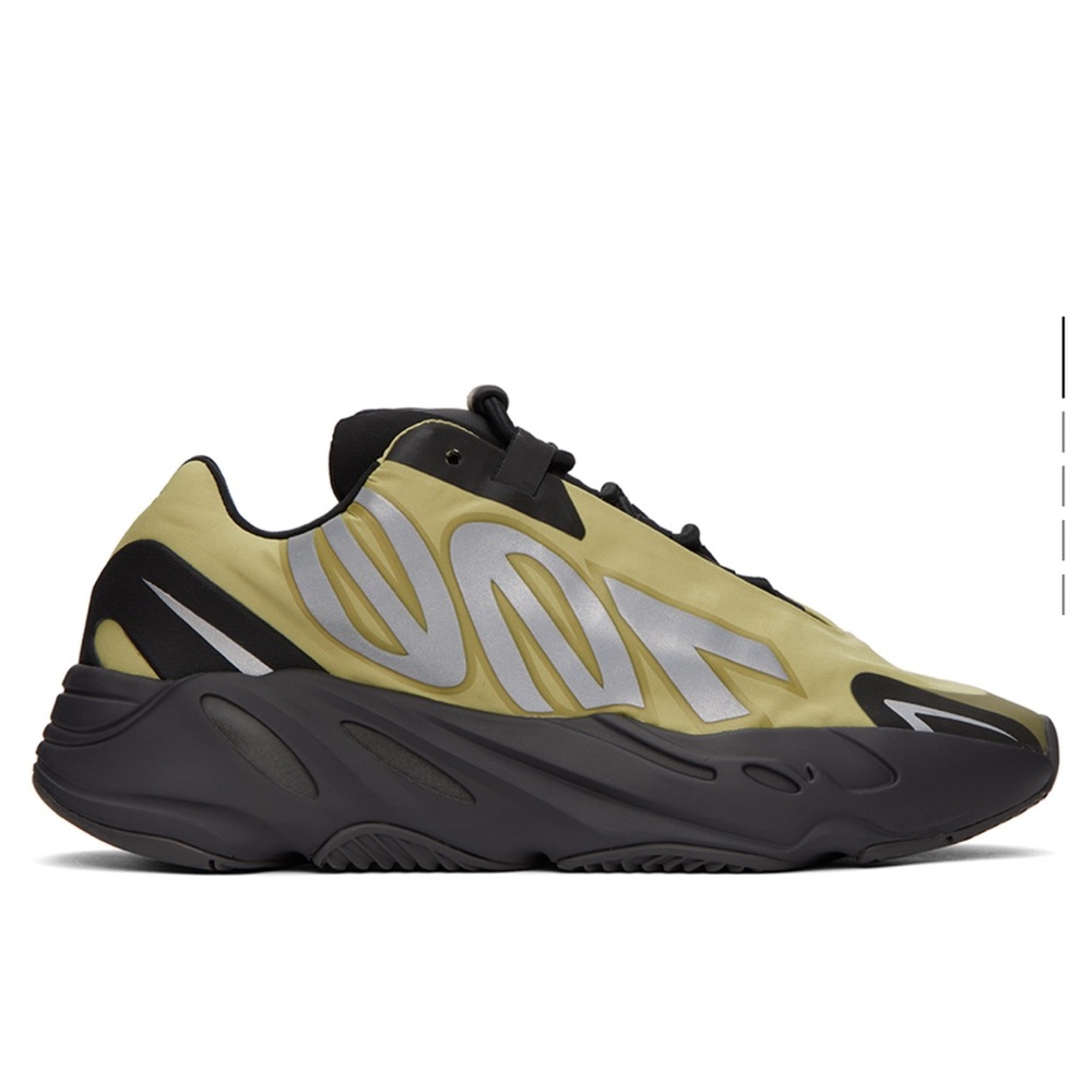 Yeezy Athletic Shoes in Black and Yellow